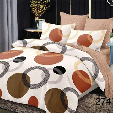 Lenjerie de pat din bumbac finet 6 piese – Model modern si culori vibrante | COD 0022 - CF