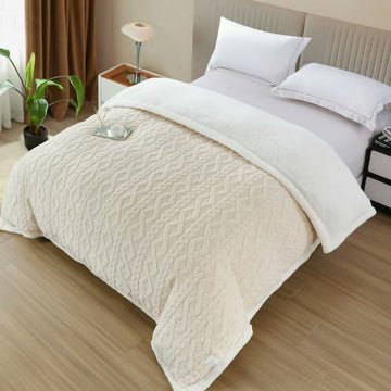 Pătură Cocolino Premium cu Blăniță – Moale, Călduroasă și Pufoasă | Confort de Lux pentru Sezonul Rece | COD 1404-S