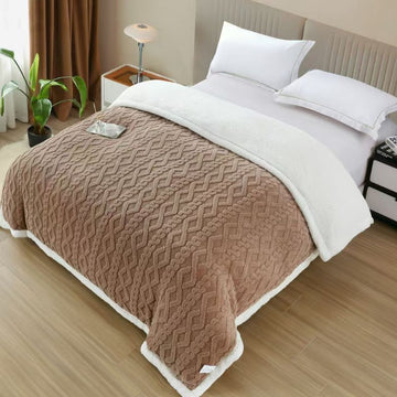 Patura Cocolino Premium cu Blanita – Moale, Calduroasa si Pufosa | Confort de Lux pentru Sezonul Rece | COD 1408-S