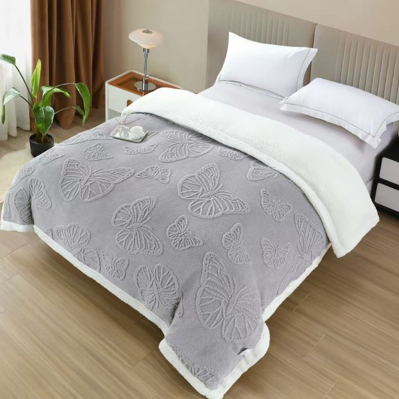 Patura Cocolino Premium cu Blanita – Moale, Calduroasa si Pufosa | Confort de Lux pentru Sezonul Rece | COD 1414-S